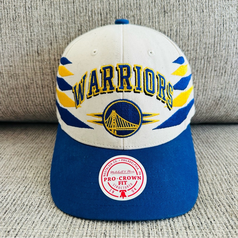 Warriors Pro-Crown Blue and Yellow Cap